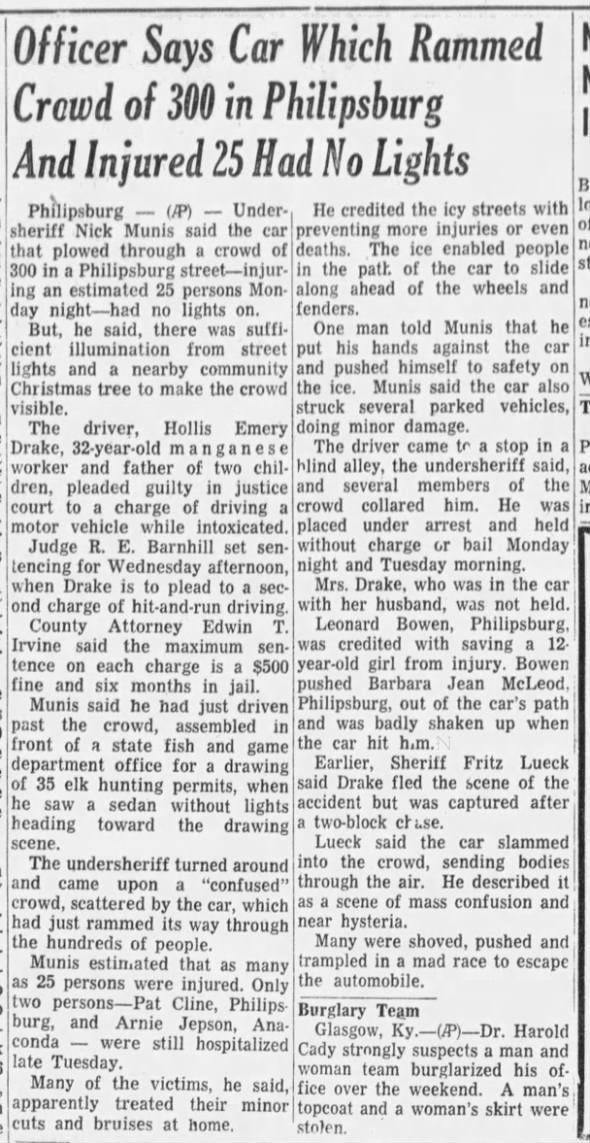 Clipping from The Independent-Record